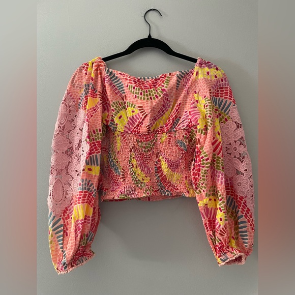 FARM Rio Dotted Bananas Crop Top - Picture 5 of 9